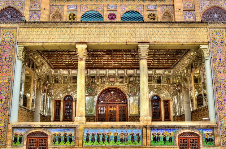 Details Of Shams-ol-emaneh Building At Golestan Palace - Tehran,